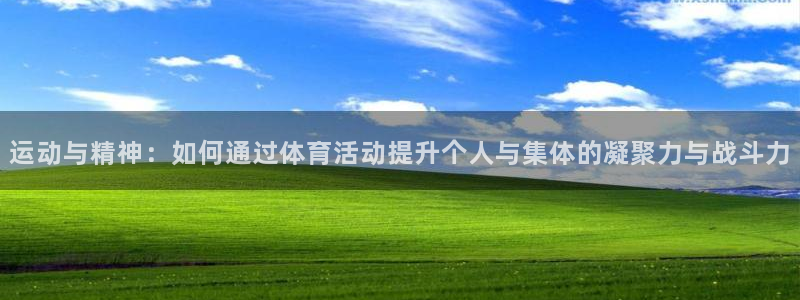bbin视讯：运动与精神：如何通过体育活动提升个人与集体的凝聚力与战斗力