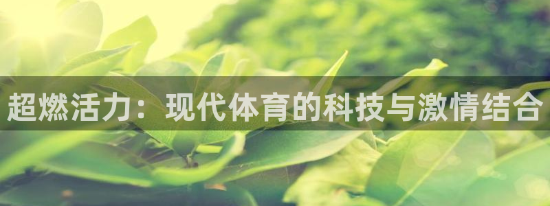 bbin视讯：超燃活力：现代体育的科技与激情结合
